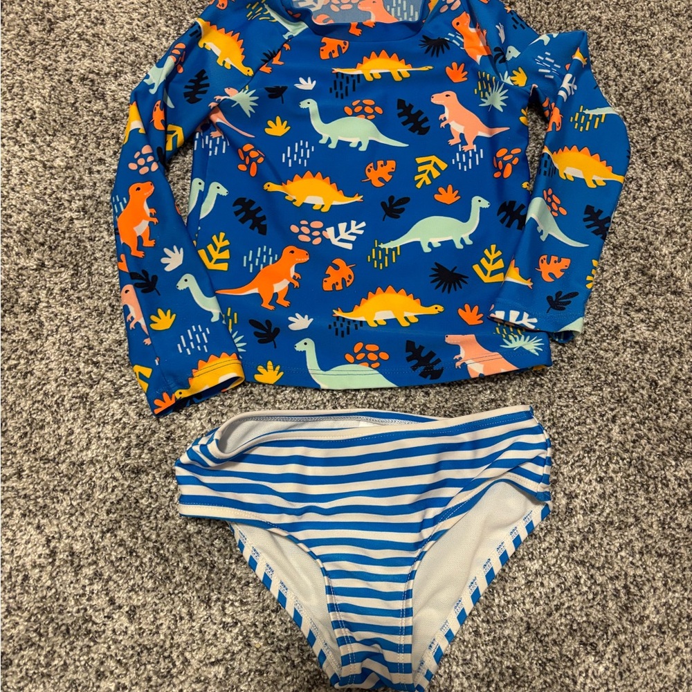 Girls Dinosaur Swim Set